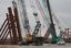 Столкновение турецкого сухогруза с опорой рабочего моста в Керчи не повлияет на стройку